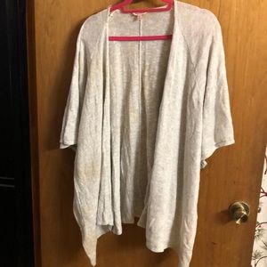 White sparkly cardigan